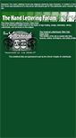 Mobile Screenshot of handletteringforum.com